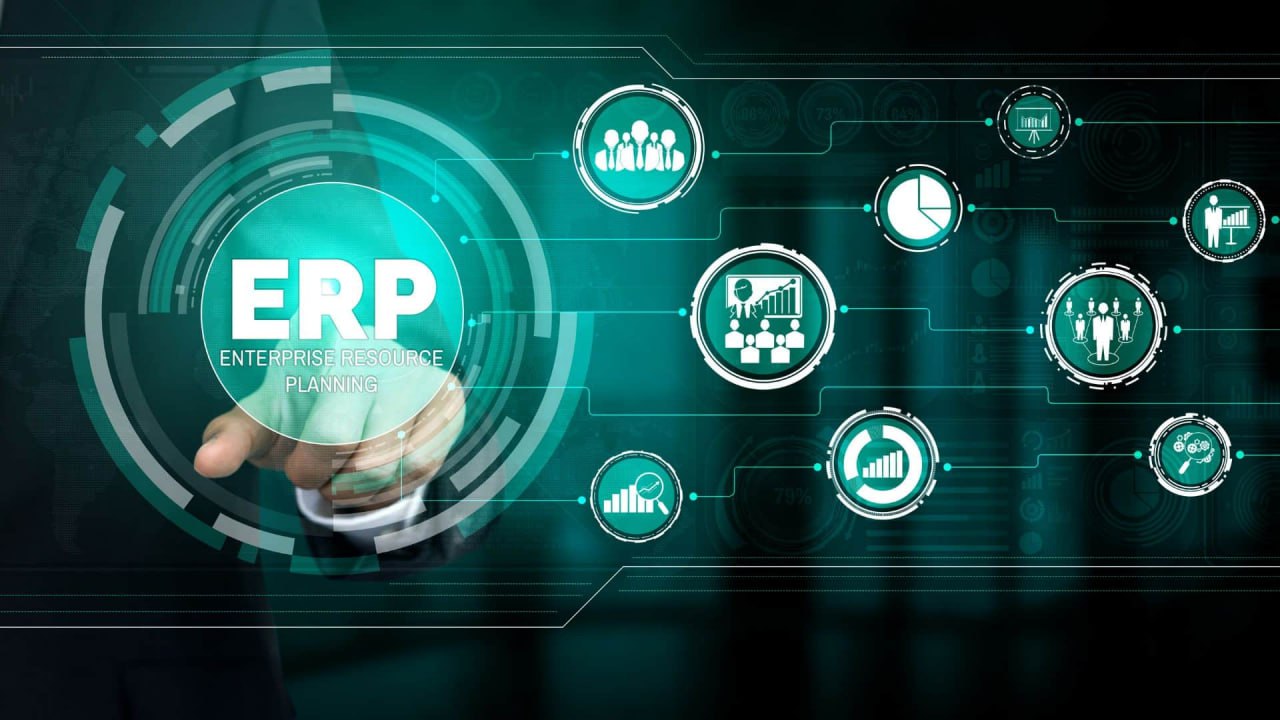 ERP software dashboard